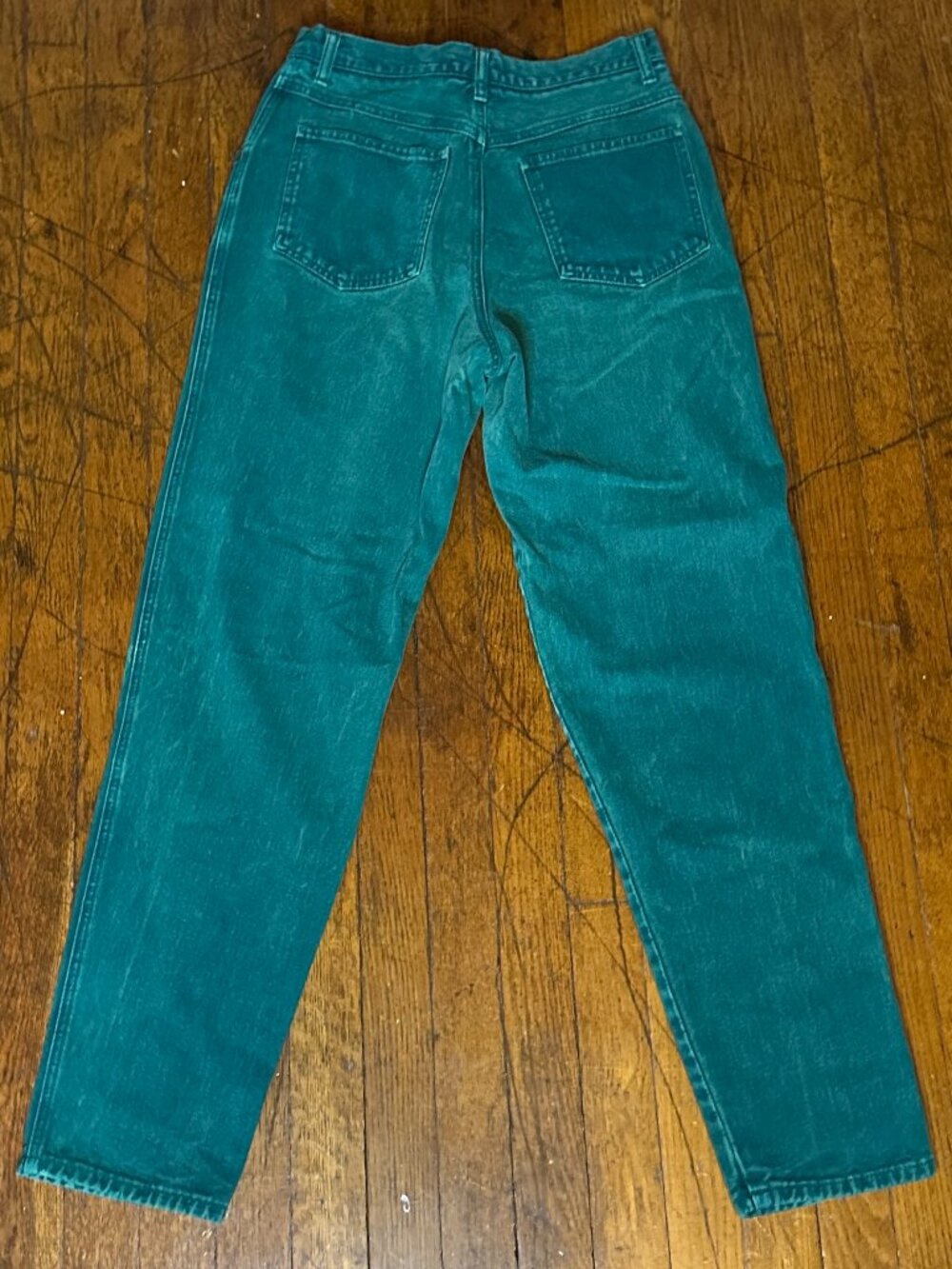 Vintage Teal Straight Leg Pants - Picture 5 of 5